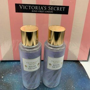 2X  Victoria's Secret BEFORE THE RAIN Body Mist 8.4 oz Brand NEW